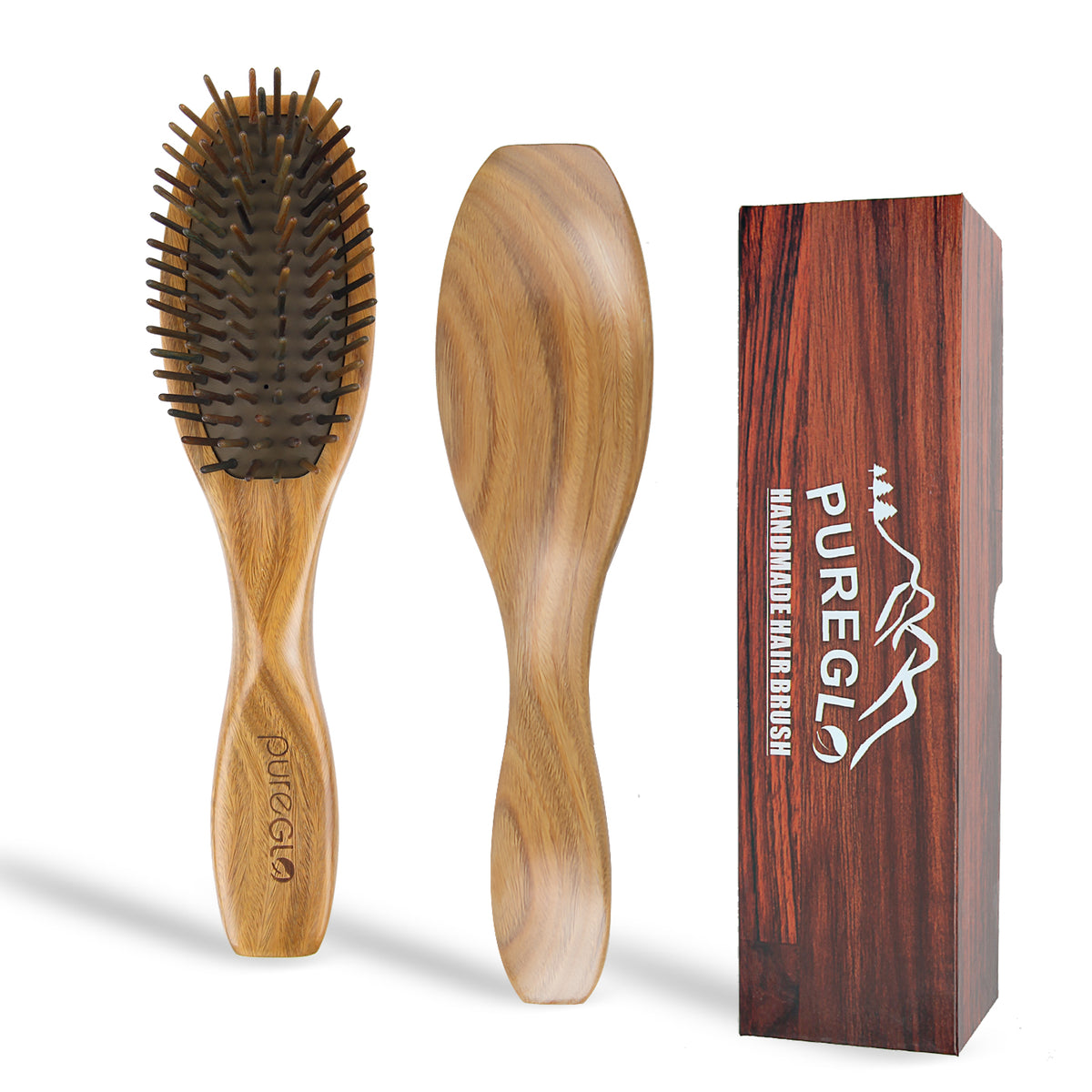 Natural Bamboo Bristle Body Bath Brush – pureGLO Naturals