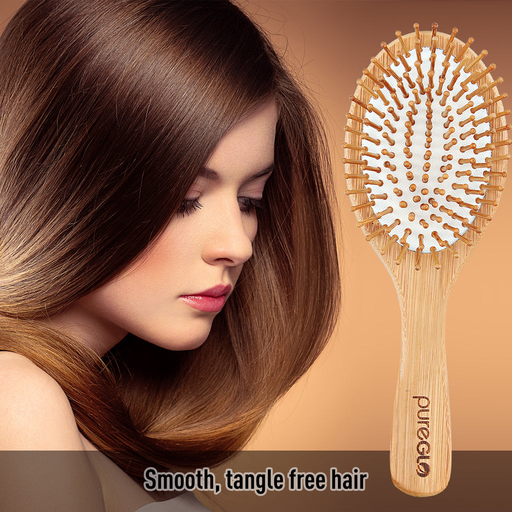 travel hair brush and comb set